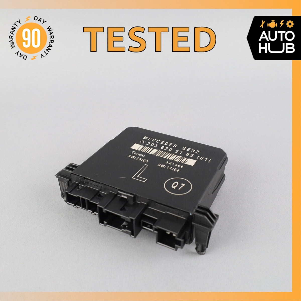 01-07 Mercedes W203 C55 C240 C320 Door Control Module Rear Left 2038202185 OEM - photo 1