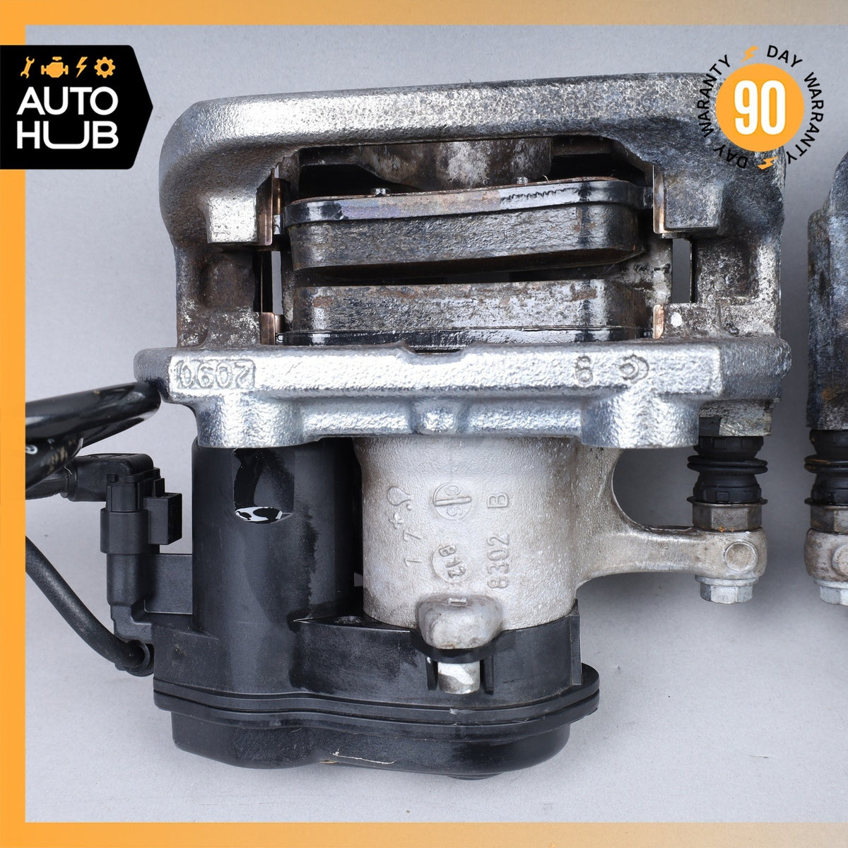 Mercedes W166 ML350 GLE350 Rear Brake Calipers w/ Actuator Set 1664230281 OEM - photo 12