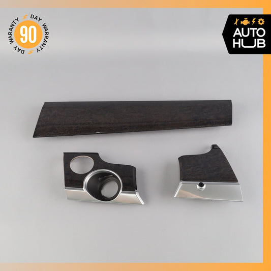 10-16 Porsche Panamera 970 Dashboard Cover Panel Trim Molding Set Wood OEM - photo 1