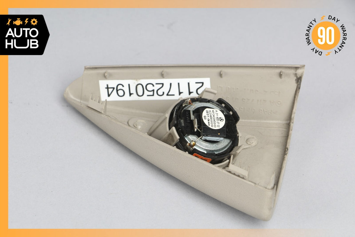 03-06 Mercedes W211 E500 E320 Tweeter Speaker Cover Left Driver Side Gray OEM - photo 7