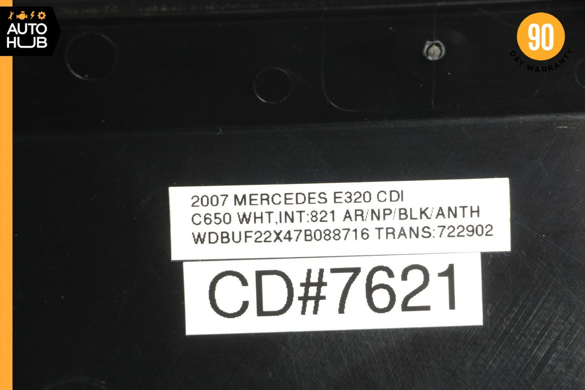 07-09 Mercedes W211 E320 E550 Right Side Dashboard Trim Cover Panel Black OEM - photo 7