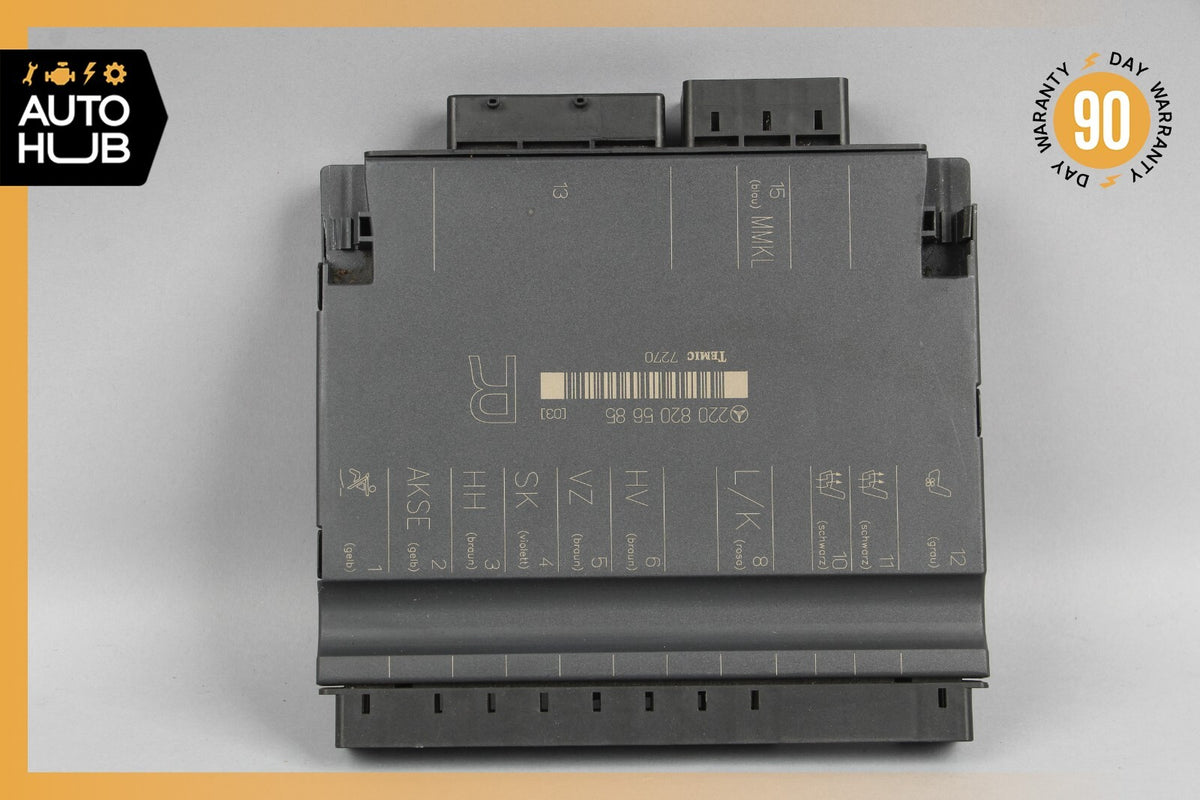 03-06 Mercedes W220 S55 S600 S500 Seat Control Module Front Right 2208205685 OEM - photo 9