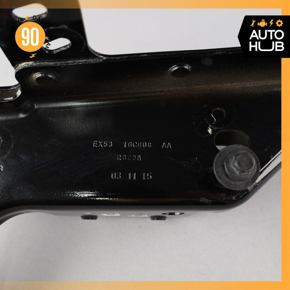 14-24 Jaguar X152 F-Type Right Radiator Support Bracket Mount Black OEM - photo 9