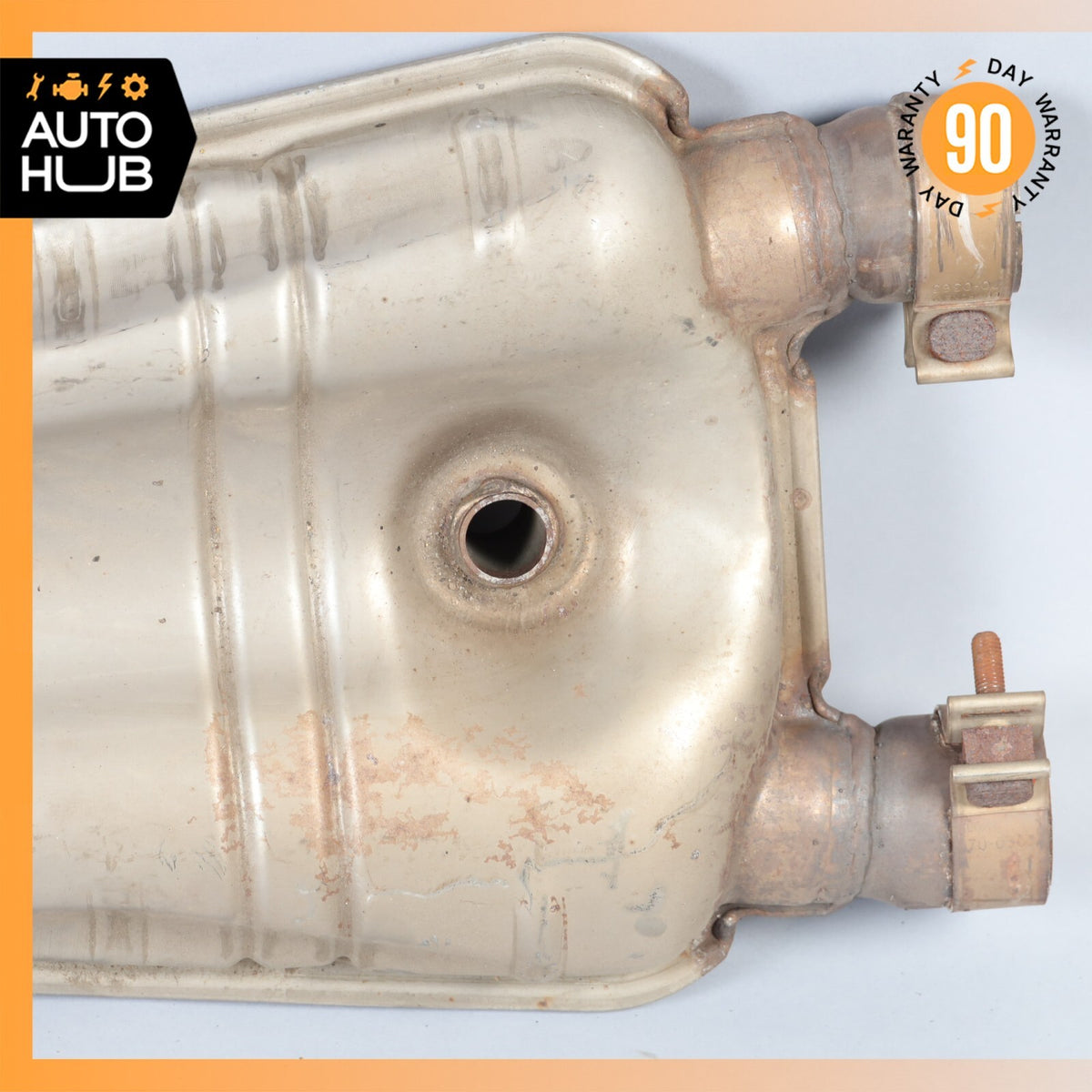 02-07 Maserati Spyder 4200 M138 Exhaust Mid Pipe Center Resonator Silencer 61k - photo 9