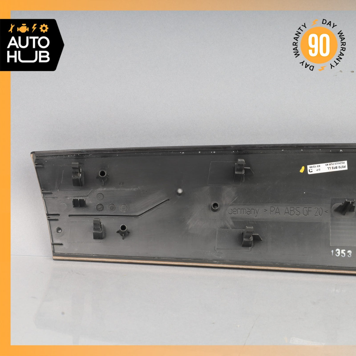 10-16 Porsche Panamera 970 Right Dashboard Cover Panel Trim Molding Wood OEM - photo 5