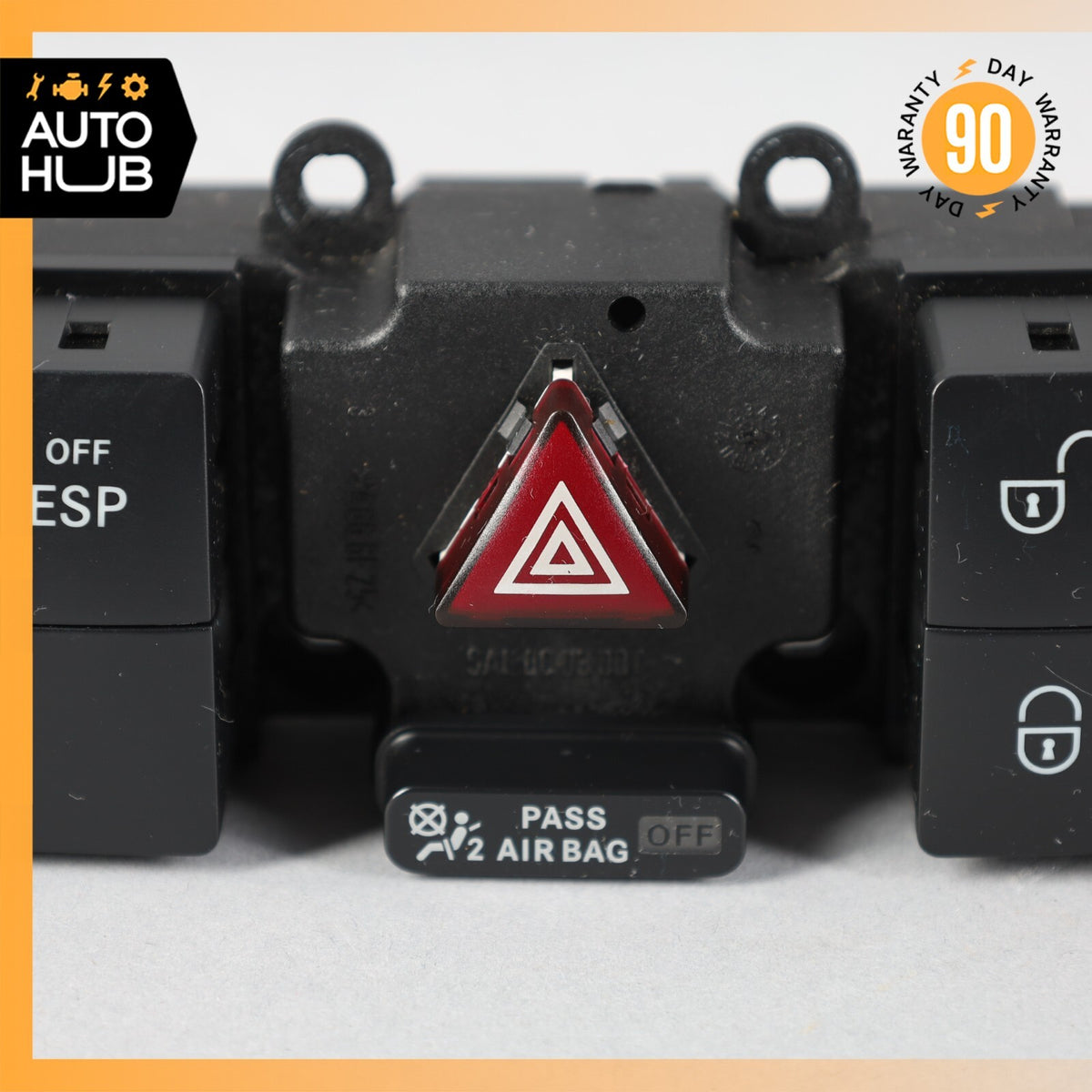 05-07 Mercedes W203 C230 C240 C280 Hazard Light Door Lock Control Panel OEM - photo 4
