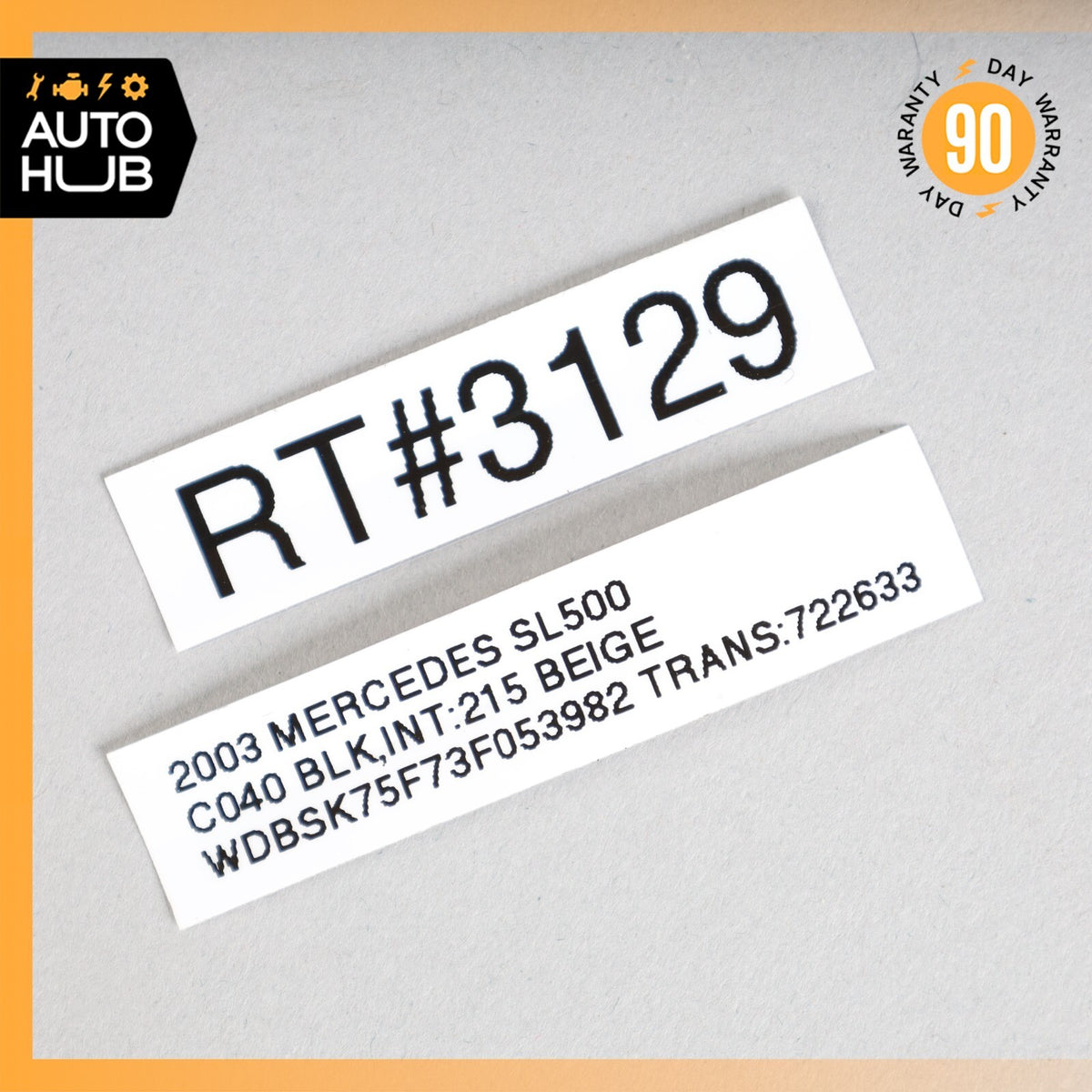 03-12 Mercedes R230 SL500 SL550 Rear Left or Right Wheel Speed ABS Sensor OEM - photo 11