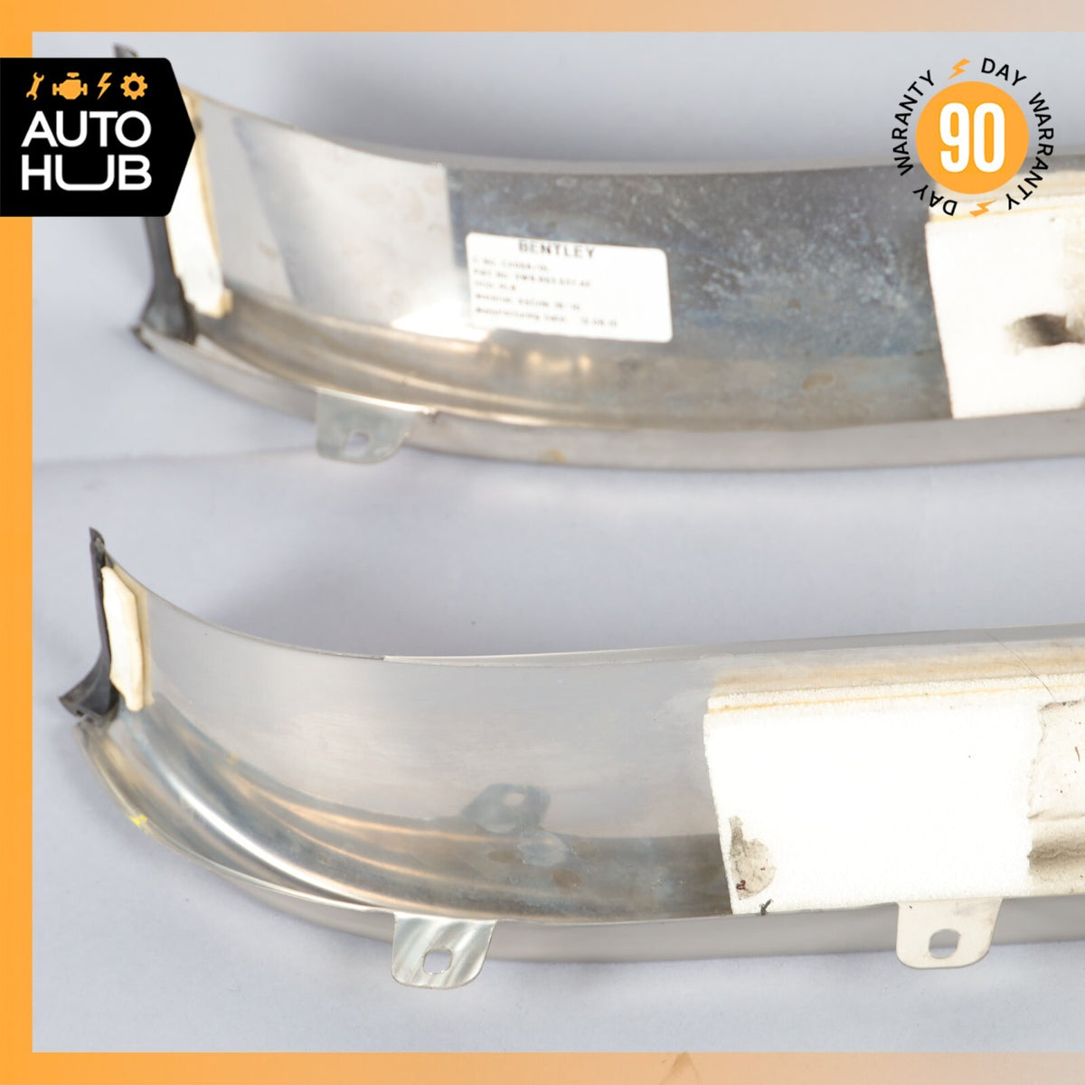 Bentley Continental GTC Left & Right Side Outer Door Step Sill Sills OEM 59k - photo 15