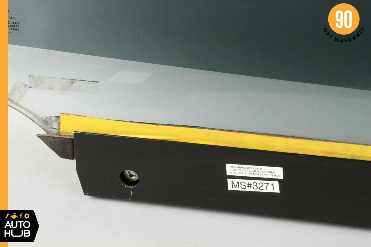 00-06 Mercedes W215 CL600 CL55 AMG Front Right Side Door Window Glass OEM - photo 8