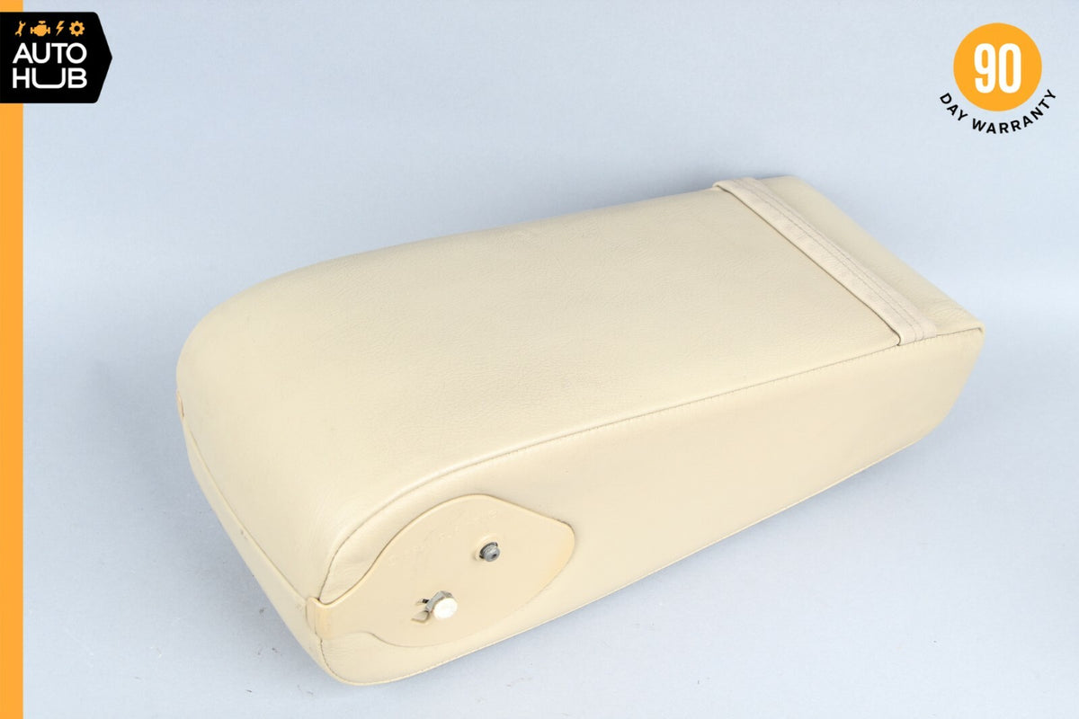 89-95 Mercede W124 300CE E320 Coupe Rear Folding Armrest Arm Rest Beige OEM - photo 5