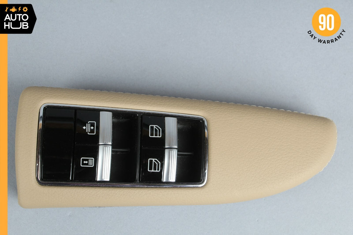 10-13 Mercedes W221 S550 S450 Rear Right Side Window Control Switch Beige OEM - photo 7
