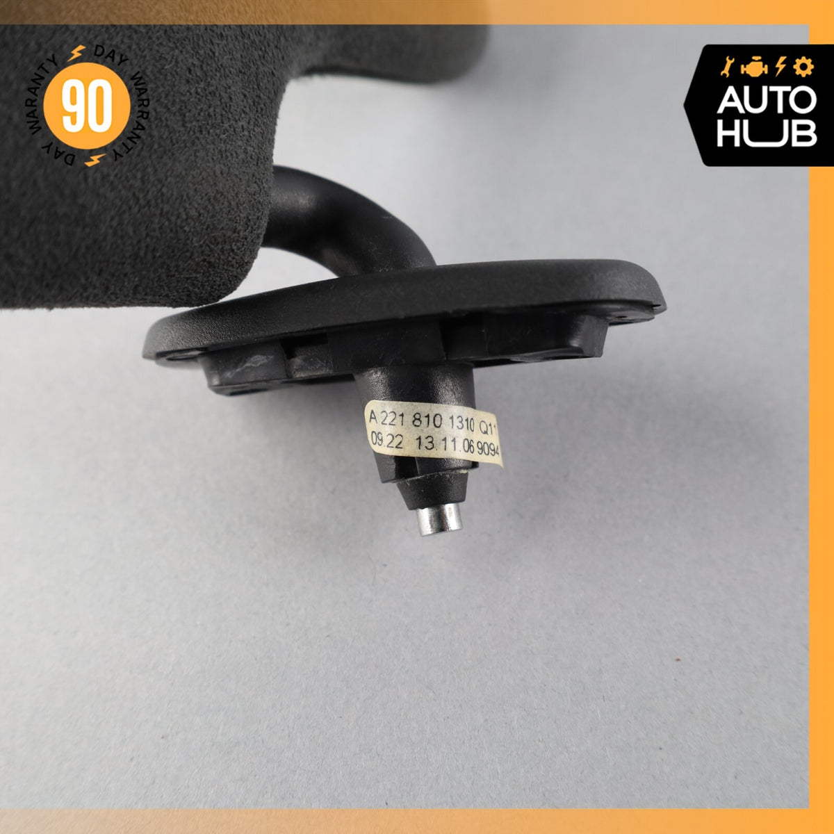 Mercedes W216 CL600 S63 AMG Left Side Sun Visor Shade Sunvisor Black Suede OEM - photo 10