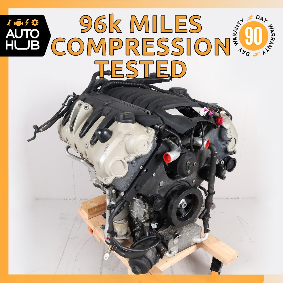 13-14 Porsche Cayenne 958 GTS 4.8L V8 Engine Motor Assembly M48.02 OEM 96k - photo 1