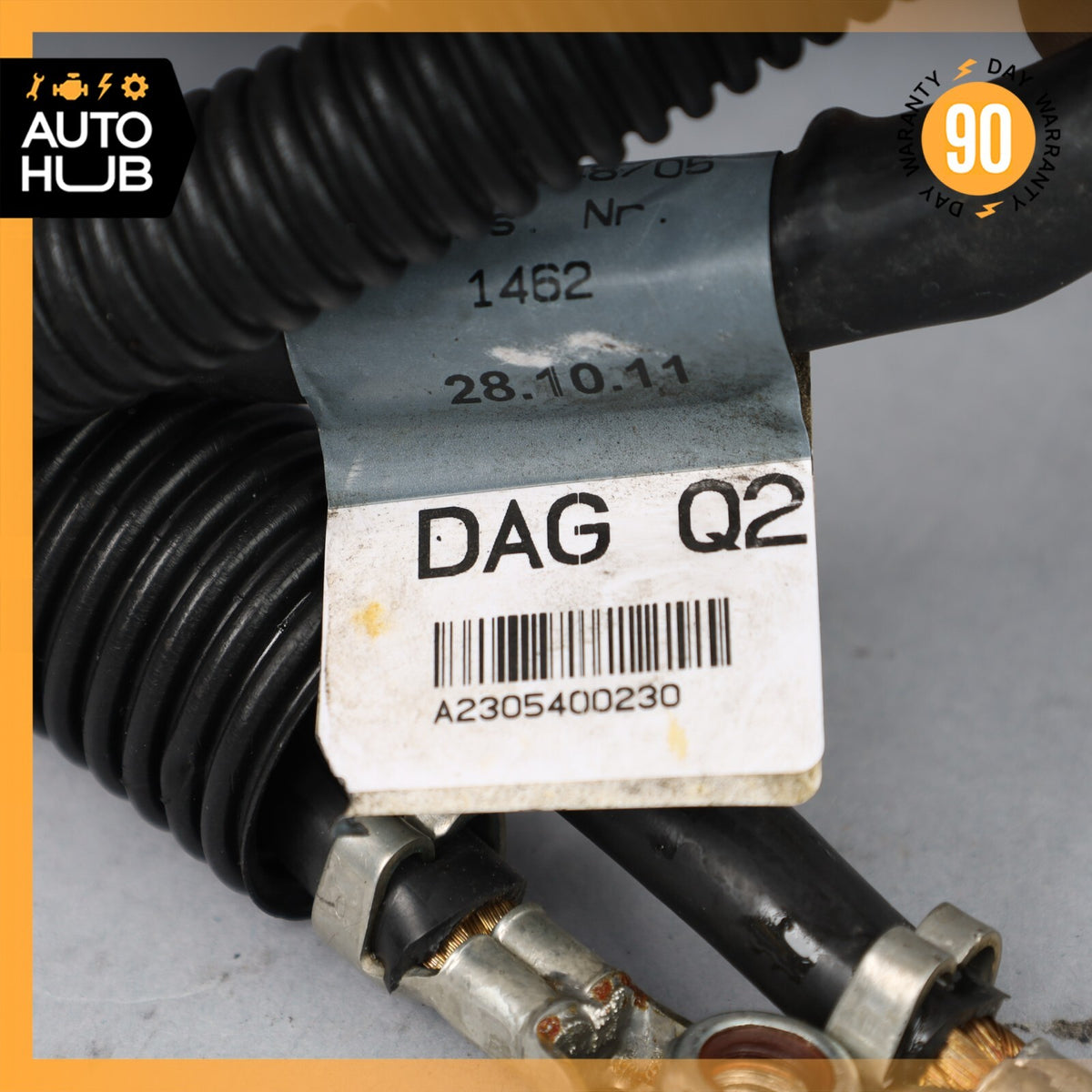 07-12 Mercedes R230 SL550 Starter to Alternator Cable Wire 2305400230 OEM - photo 6