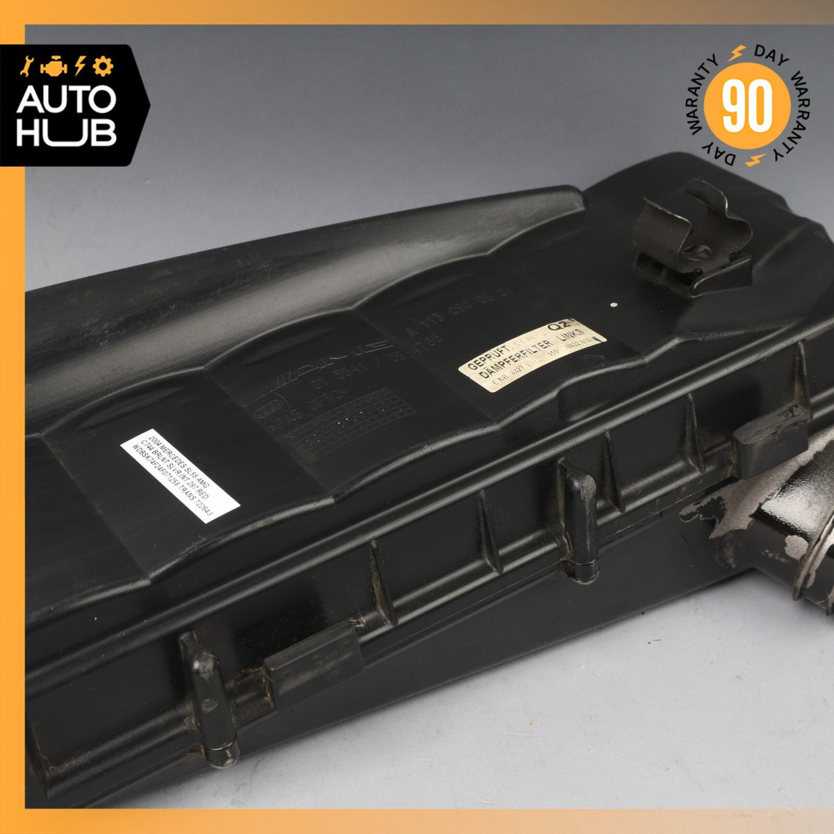 03-08 Mercedes R230 SL55 E55 AMG Engine Air Intake Filter Left 1130900501 OEM - photo 10