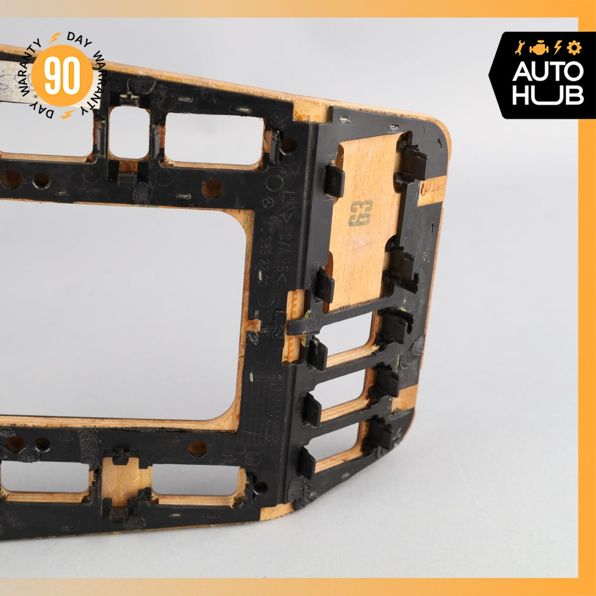 96-99 Mercedes W140 CL600 S500 Center Console Trim Bezel Wood OEM - photo 14
