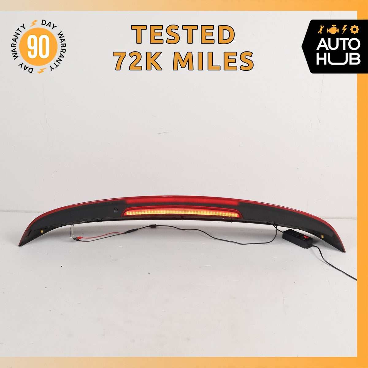 17-23 Alfa Romeo 949 Stelvio Trunk Lid Molding Trim Spoiler Wing OEM 72k - photo 1