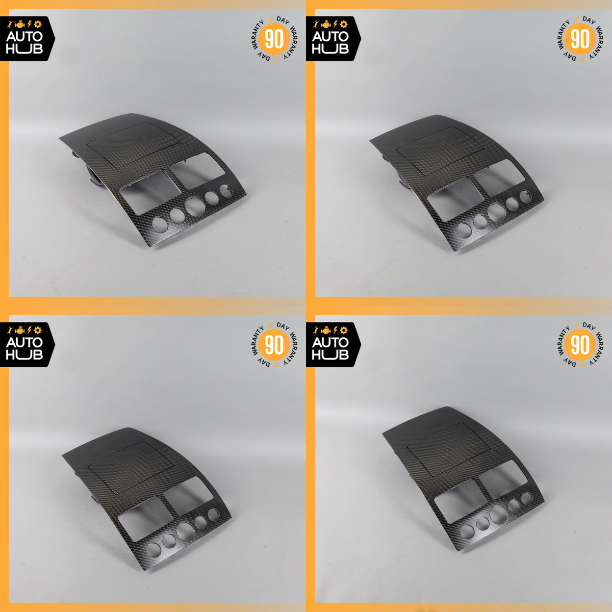 10-15 Aston Martin DB9 Rapide Center Console Navi Trim Bezel Panel Carbon OEM - photo 14