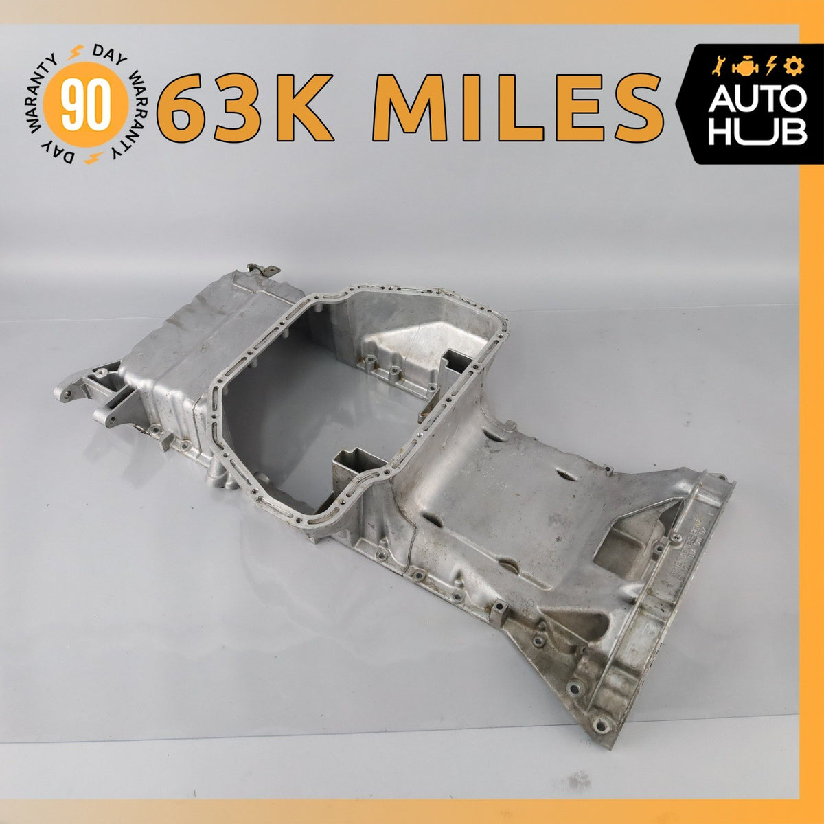92-99 Mercedes W140 CL600 S600 Oil Pan Upper Part 1200103213 OEM - photo 1