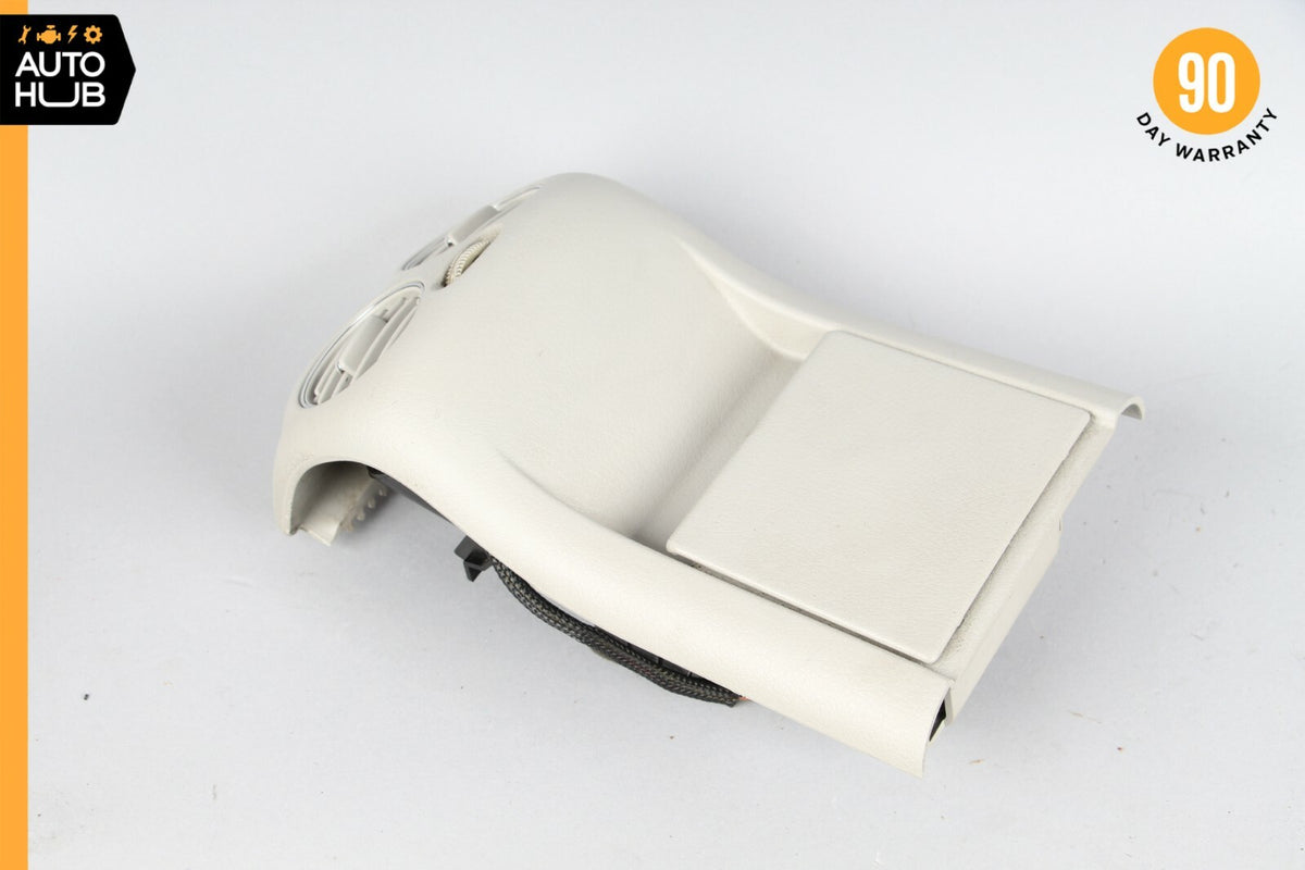 03-05 Mercedes W209 CLK500 CLK320 Rear Center Console Air Vent Trim Bezel Gray - photo 4