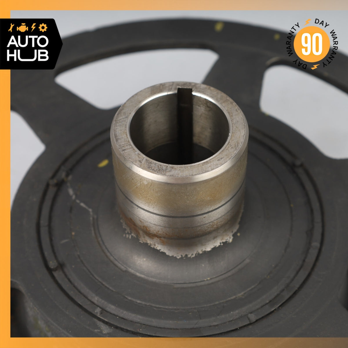 90-99 Mercedes R129 SL500 Engine Motor Crankshaft Pulley Harmonic Balancer OEM - photo 2