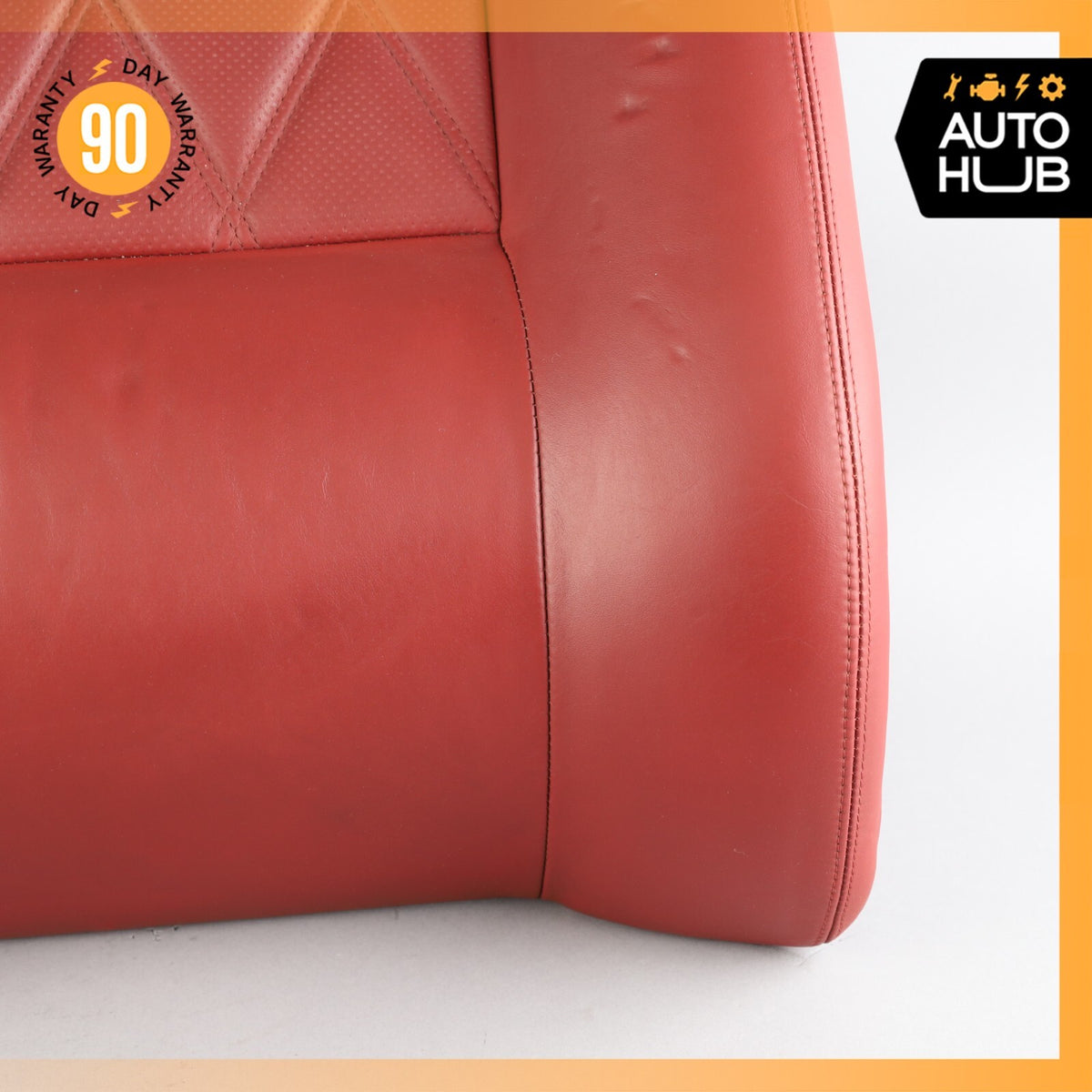 03-10 Bentley Continental GT Rear Left or Right Bottom Seat Cushion Red OEM 73k - photo 4