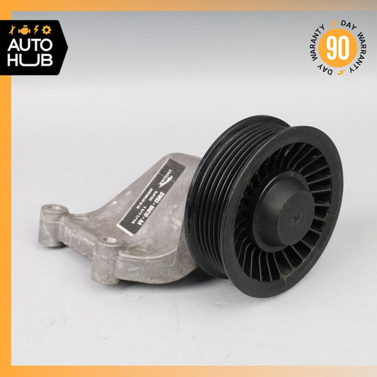 2016 Jaguar X351 XJ Engine Lower Belt Idler Pulley Bracket w/ Pulley OEM 37k - photo 1