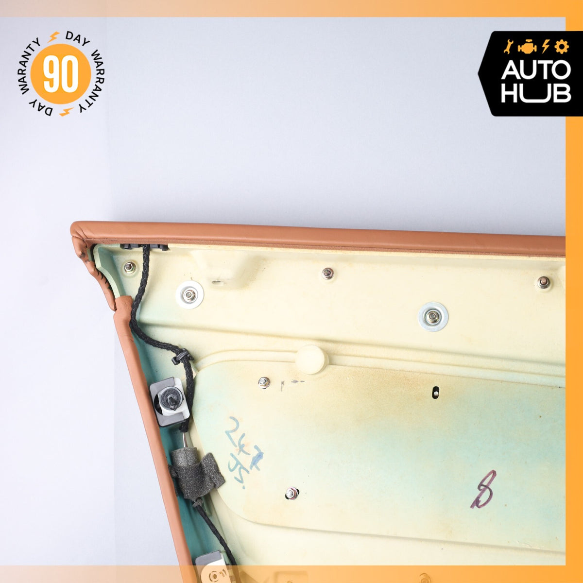 03-10 Bentley Continental GT Right Side Interior Door Panel Brown OEM 53k - photo 11