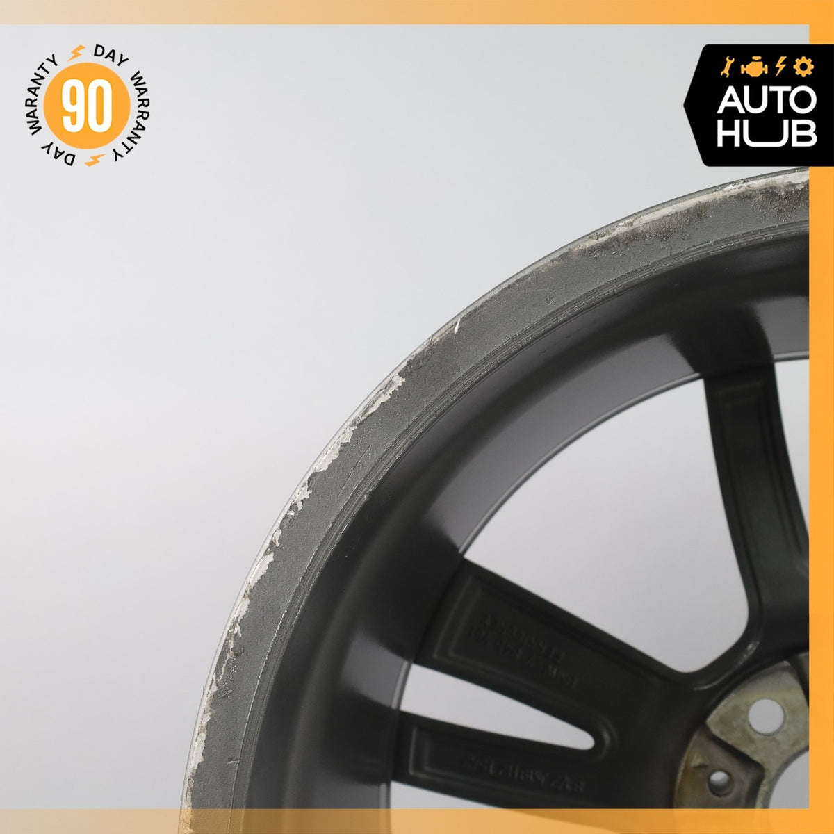 BMW F30 335i 340i 430i 8.5 x 19 19" Style 442 Rear Wheel Rim Polished Gray OEM - photo 9