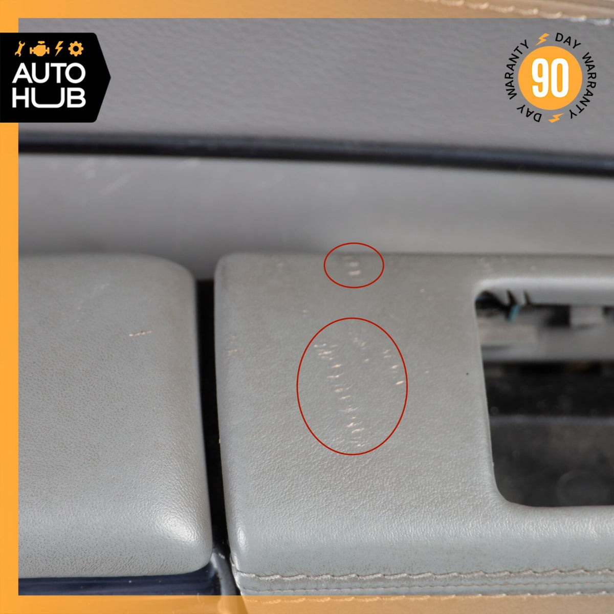 07-10 Mercedes W216 CL550 Front Left Driver Side Interior Door Panel Gray OEM - photo 8