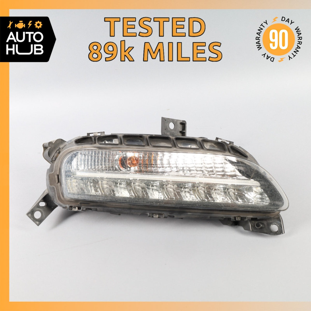 Porsche Panamera 970 Right Side DRL Daytime Running Light Fog Lamp OEM 89k - photo 1