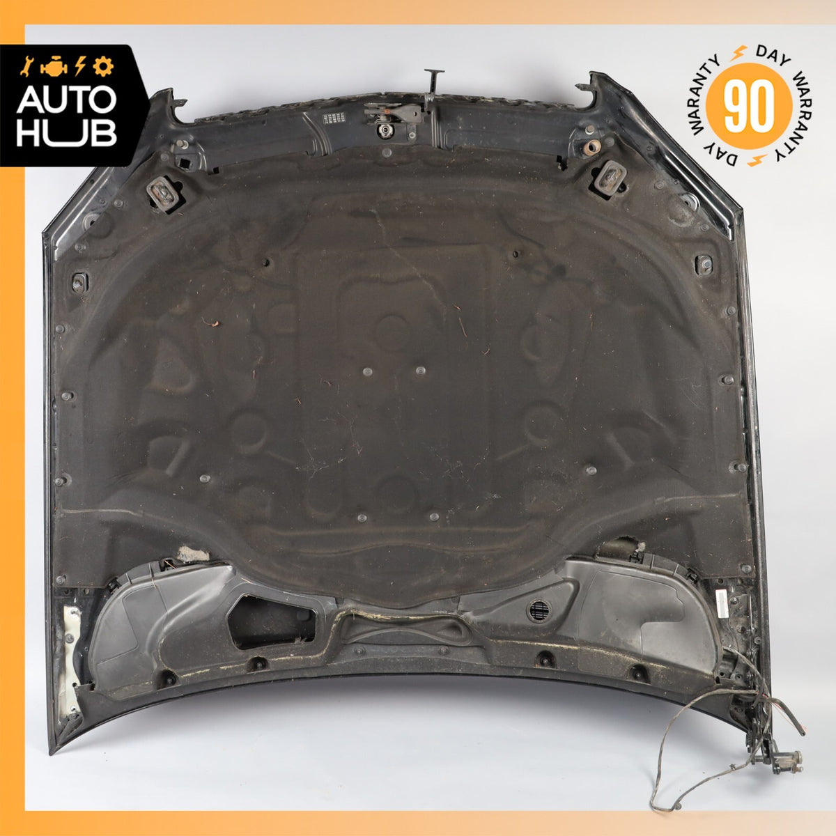 07-13 Mercedes W221 S550 S600 S350 Hood Panel Assembly Black OEM - photo 14