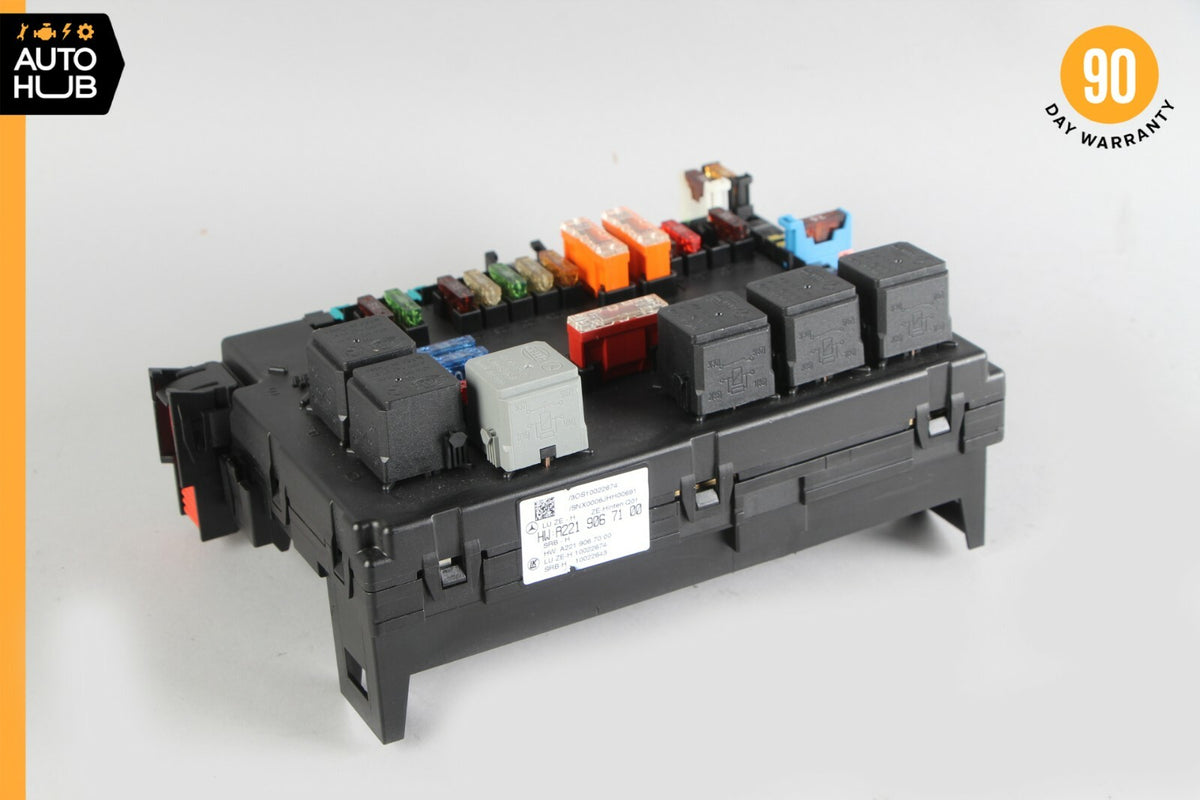 10-14 Mercedes W216 CL550 Rear Trunk Fuse Box Relay Control 2219067100 OEM 59k - photo 5
