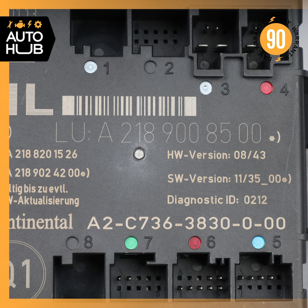 08-18 Mercedes W212 E400 C300 CLS550 Rear Left Side Door Control Module OEM - photo 7