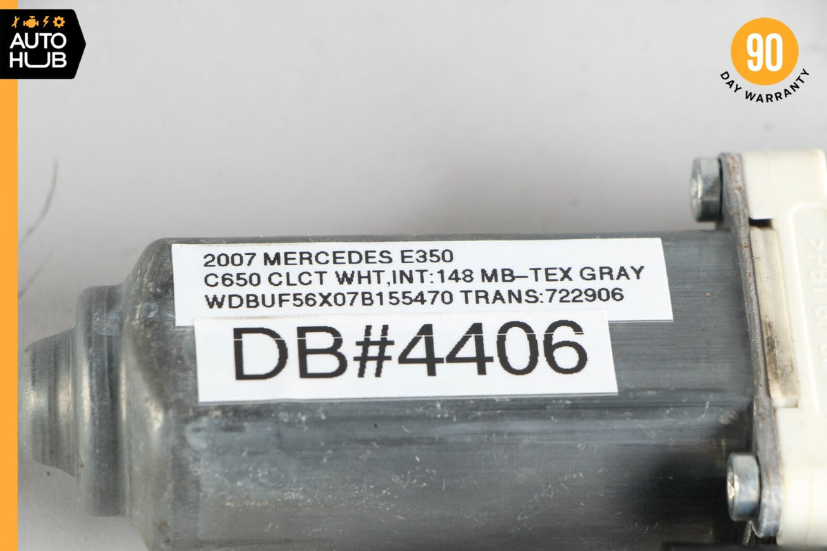 03-09 Mercedes W211 E350 E550 Rear Left Driver Side Window Regulator Motor OEM - photo 8