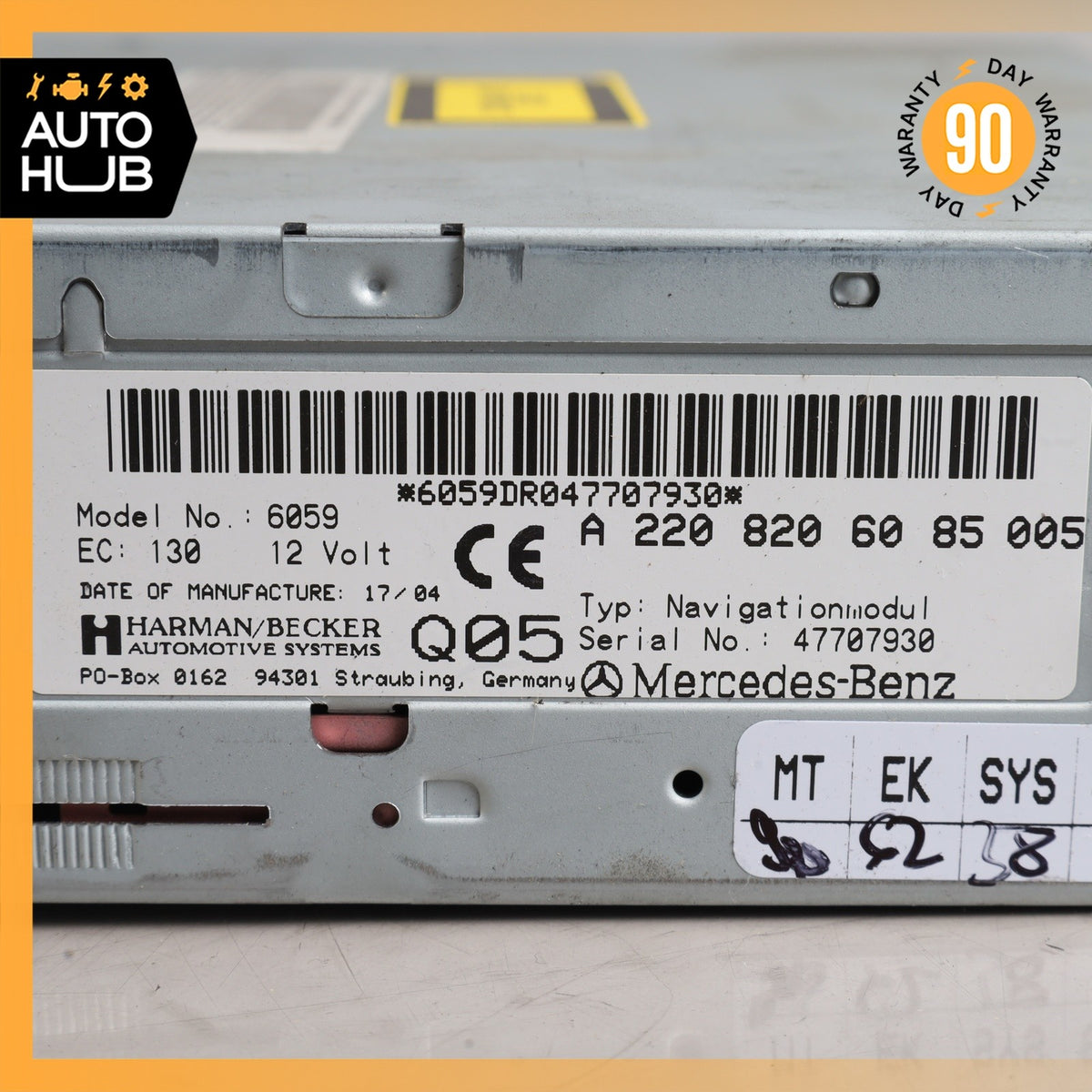 Mercedes W211 E320 E55 AMG S500 Car Navigation DVD CD Player GPS Harman OEM - photo 8