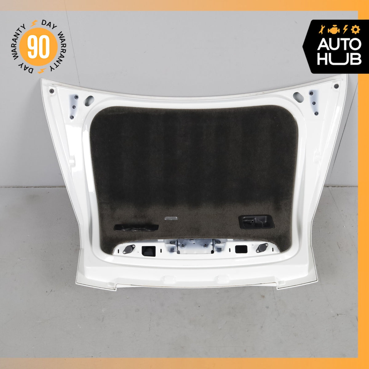 14-15 Bentley Flying Spur Trunk Lid Panel Assembly White OEM 44k - photo 13