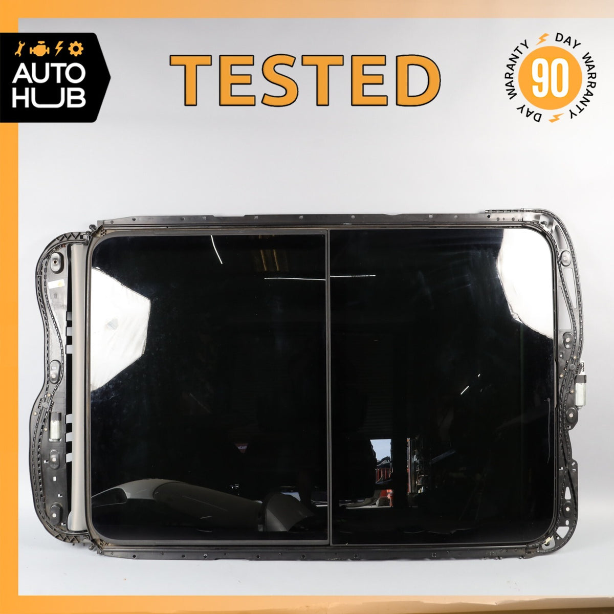 11-18 Porsche Cayenne S 958 Panoramic Roof Glass Frame Gray OEM - photo 1