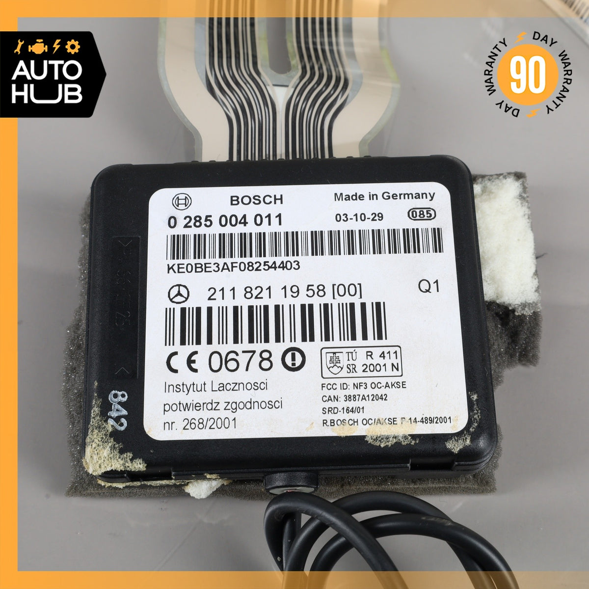 03-06 Mercedes W211 E320 E350 Seat Occupancy Sensor SRS Mat OEM - photo 4