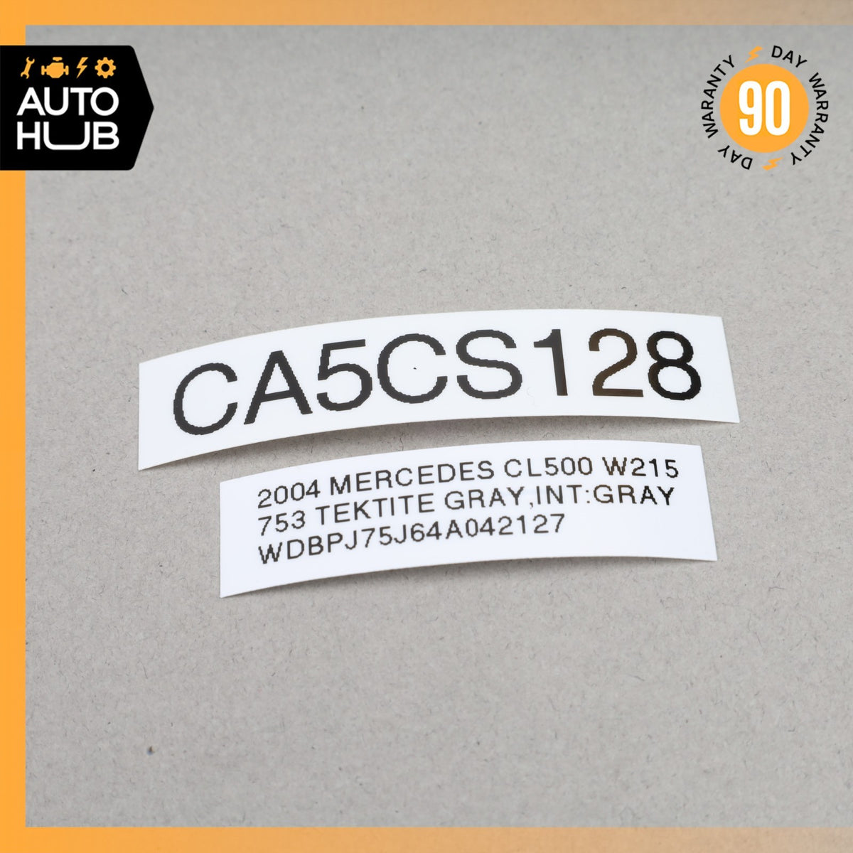 Mercedes W215 CL500 Rocker Panel Side Skirt Front & Rear Right Jack Cover OEM - photo 7