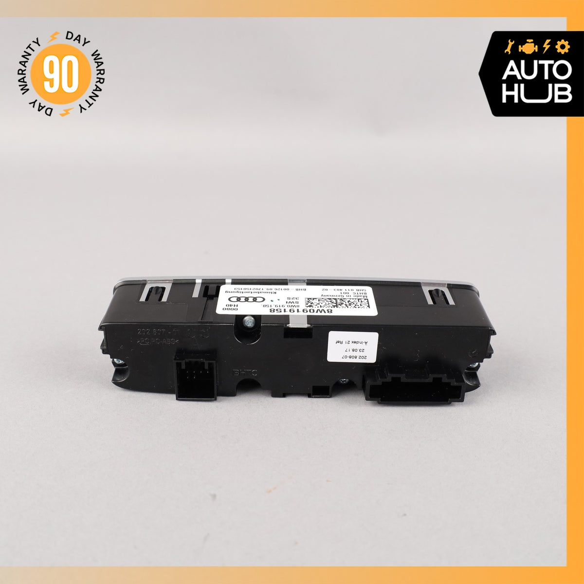 17-24 Audi 4M Q7 S5 RS5 Rear A/C Climate Control Switch Panel 8W0919158 OEM - photo 6