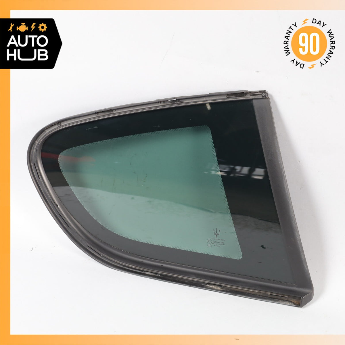 Maserati GranTurismo M145 Coupe Rear Right Side Quarter Window Glass OEM - photo 1