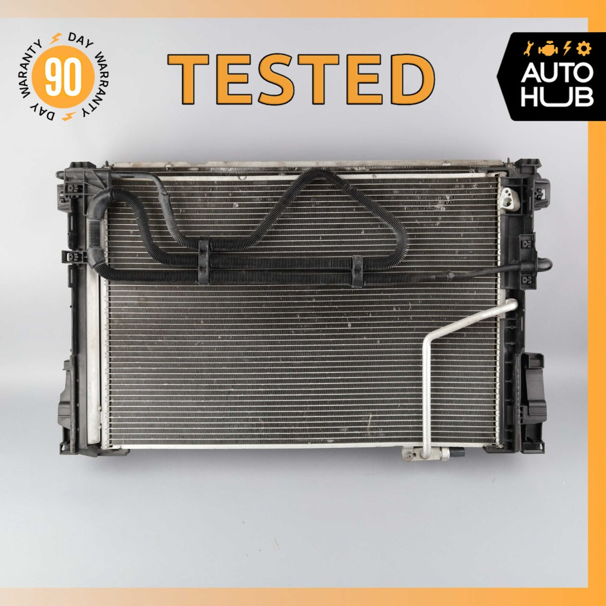08-15 Mercedes R172 SLK250 C250 Engine Cooling Radiator AC Air A/C Condenser OEM - photo 1