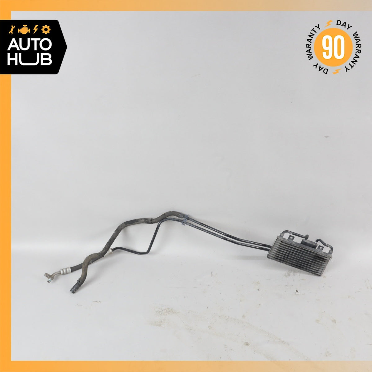 07-08 Mercedes W221 S600 CL600 Power Steering Oil Cooler Radiator w/ Lines OEM - photo 2