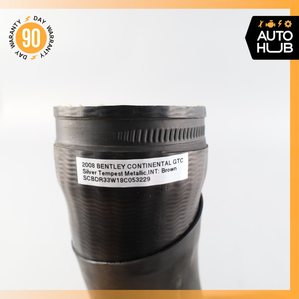 Bentley Continental GTC GT 6.0L Right Side Intercooler Hose Pipe OEM 46k - photo 10