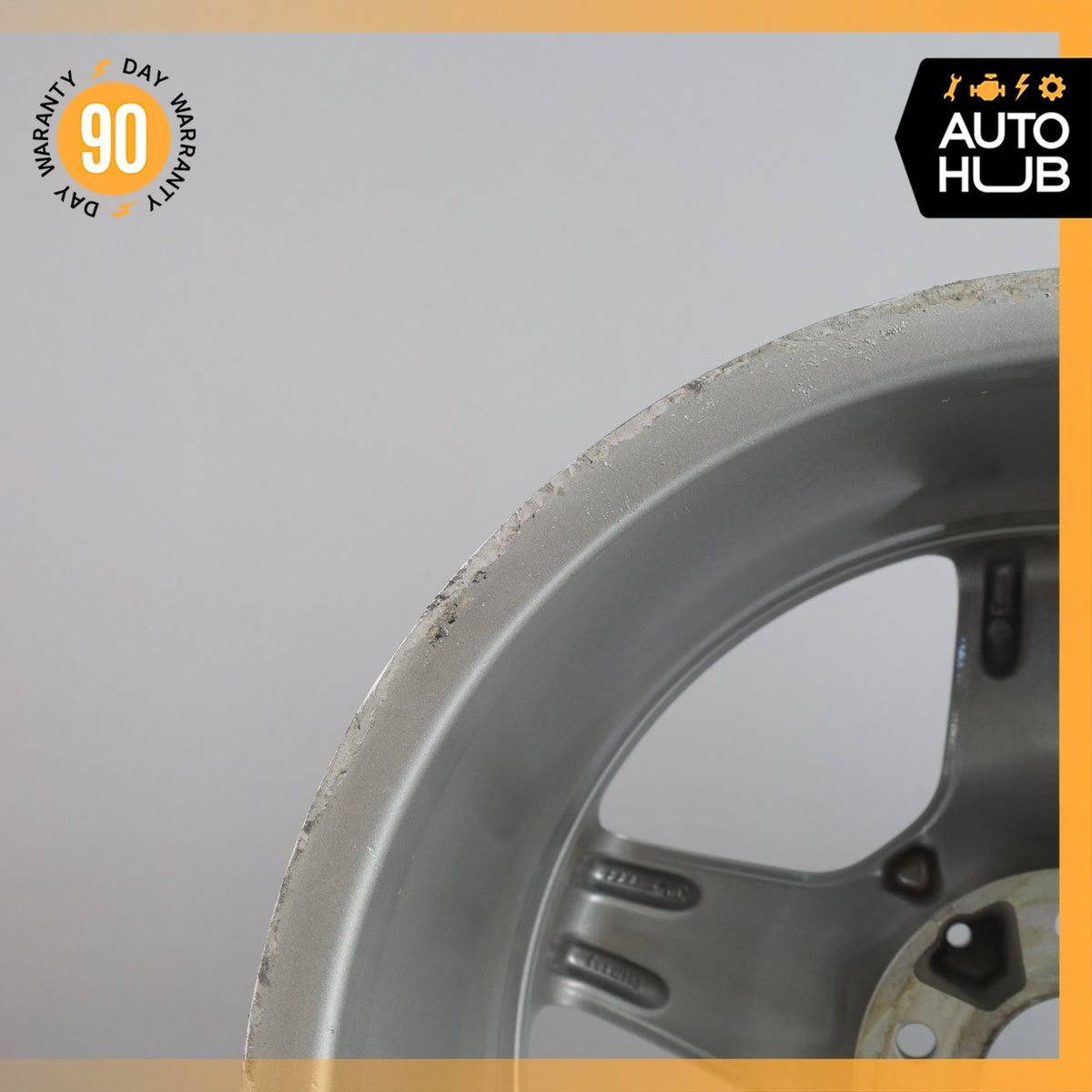 Mercedes R170 SLK230 C280 8.5 x 17 17" Rear Wheel Rim Silver 1704011402 OEM - photo 11