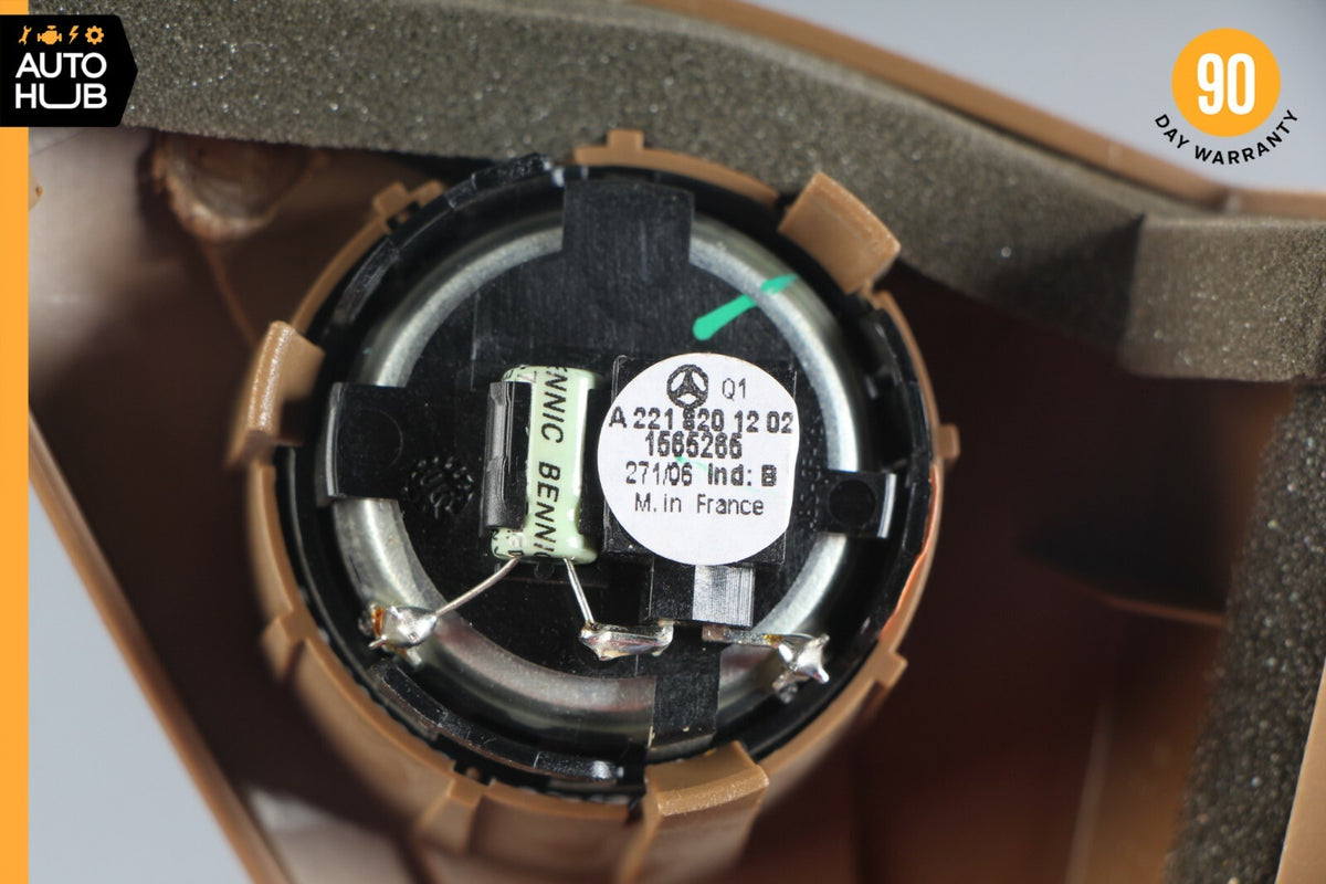 07-13 Mercedes W221 S550 S400 Door Corner Speaker Right Passenger Side Brown OEM - photo 11
