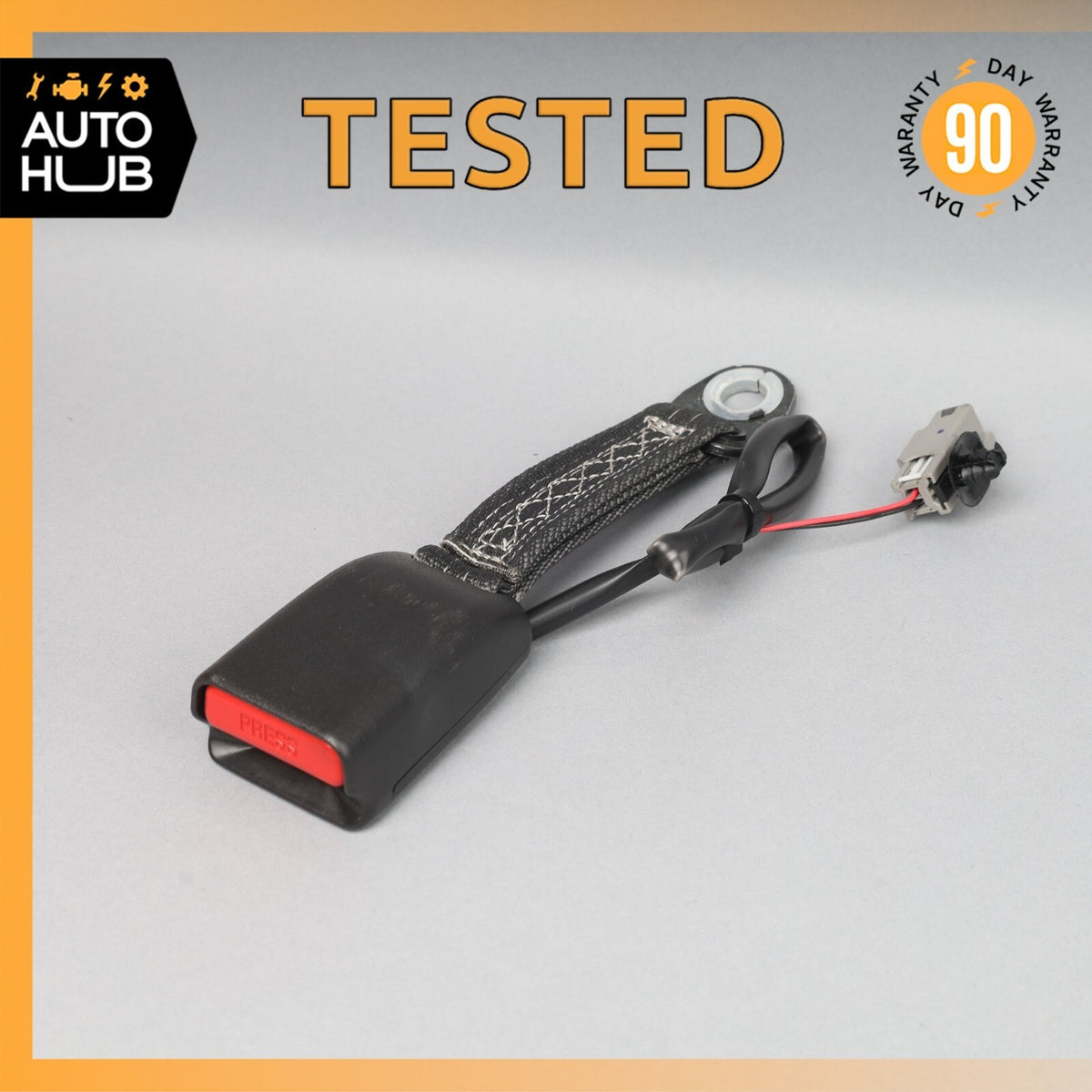 Karma Revero GT Rear Right or Left Side Seat Belt Buckle Black OEM - photo 1
