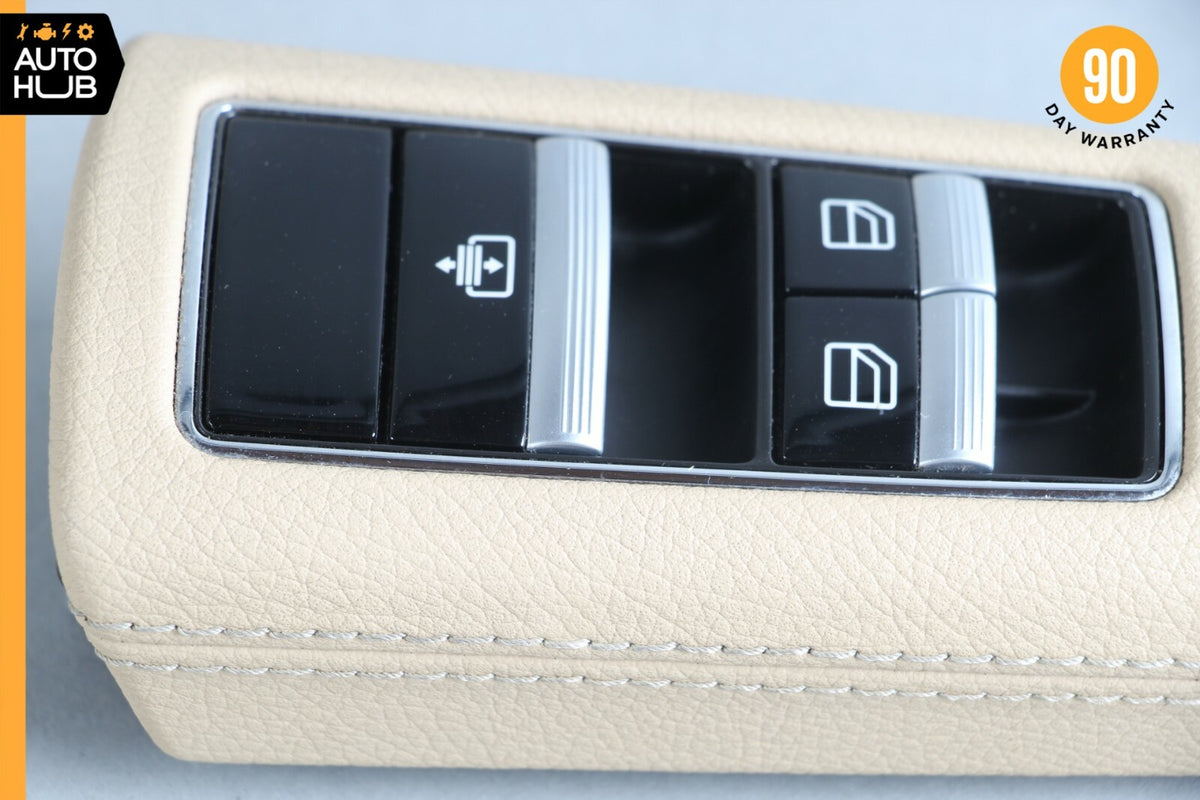 10-13 Mercedes W221 S550 S400 Rear Left Driver Window Control Switch Beige OEM - photo 3