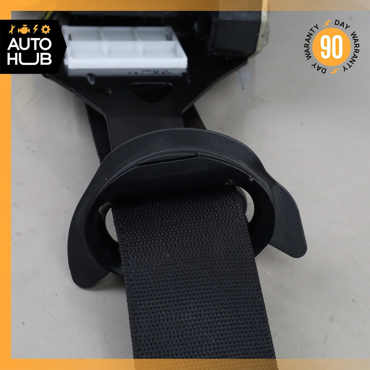 14-17 Mercedes W222 S550e S600 Seat Belt Front Left Driver Side Black OEM - photo 8
